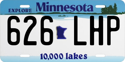 MN license plate 626LHP