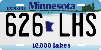 MN license plate 626LHS