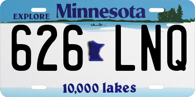 MN license plate 626LNQ