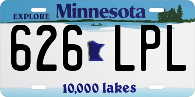 MN license plate 626LPL