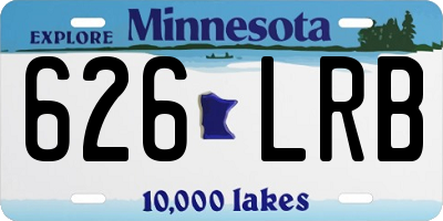 MN license plate 626LRB