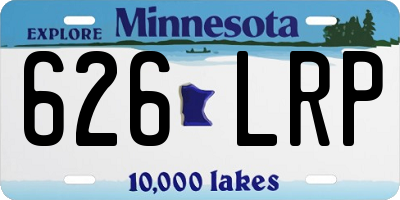 MN license plate 626LRP