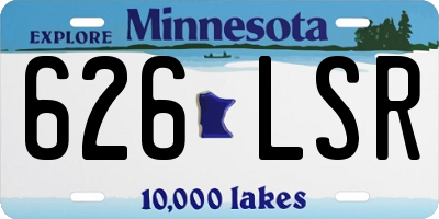 MN license plate 626LSR