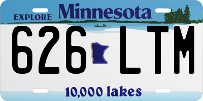 MN license plate 626LTM