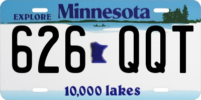 MN license plate 626QQT