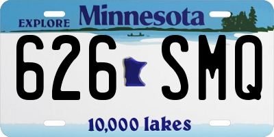 MN license plate 626SMQ