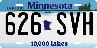 MN license plate 626SVH