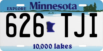 MN license plate 626TJI
