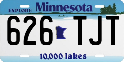 MN license plate 626TJT