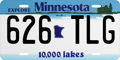 MN license plate 626TLG