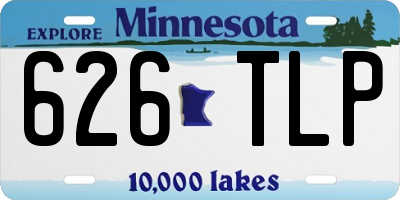 MN license plate 626TLP