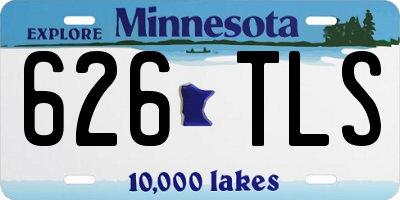 MN license plate 626TLS