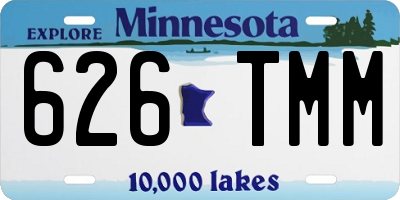 MN license plate 626TMM