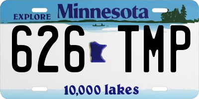 MN license plate 626TMP
