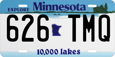 MN license plate 626TMQ