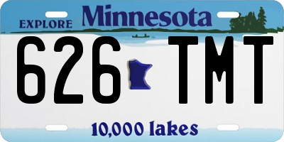 MN license plate 626TMT