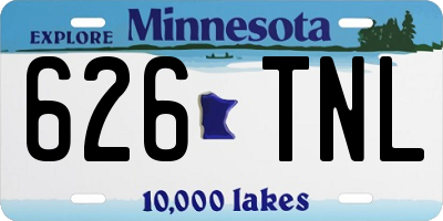 MN license plate 626TNL