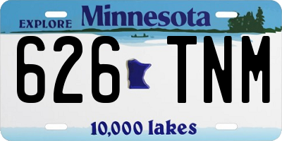 MN license plate 626TNM