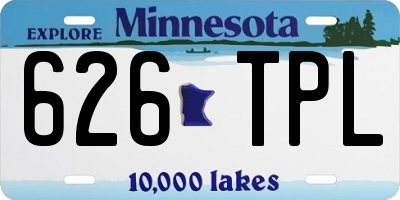 MN license plate 626TPL
