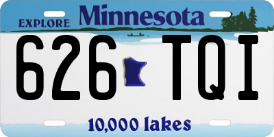MN license plate 626TQI