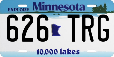 MN license plate 626TRG