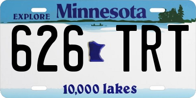 MN license plate 626TRT