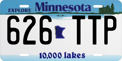 MN license plate 626TTP