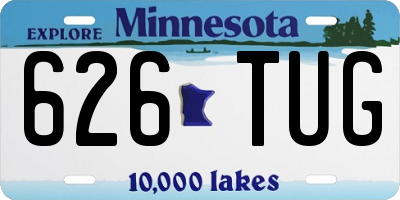 MN license plate 626TUG