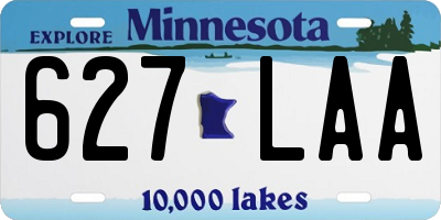 MN license plate 627LAA