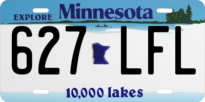 MN license plate 627LFL