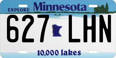 MN license plate 627LHN