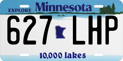 MN license plate 627LHP