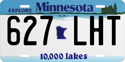 MN license plate 627LHT