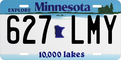 MN license plate 627LMY