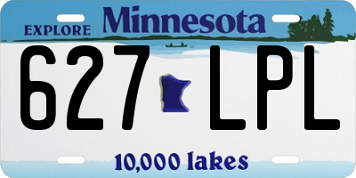 MN license plate 627LPL