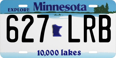 MN license plate 627LRB