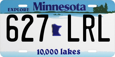 MN license plate 627LRL