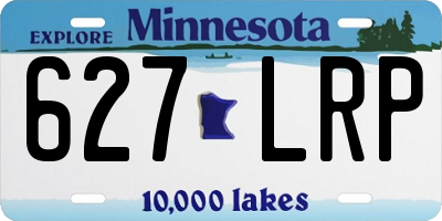 MN license plate 627LRP