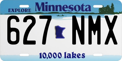 MN license plate 627NMX