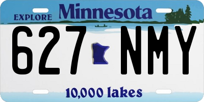 MN license plate 627NMY