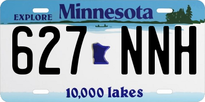 MN license plate 627NNH
