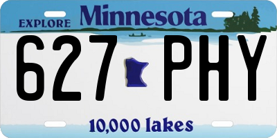 MN license plate 627PHY