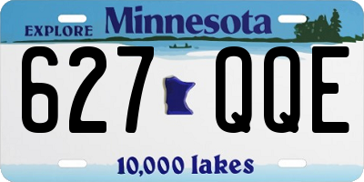 MN license plate 627QQE