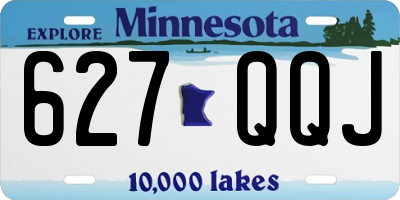 MN license plate 627QQJ