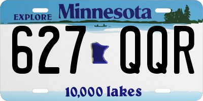 MN license plate 627QQR