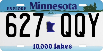 MN license plate 627QQY