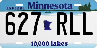 MN license plate 627RLL