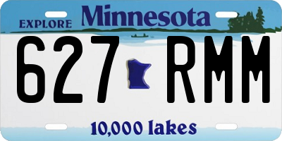 MN license plate 627RMM
