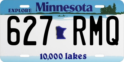 MN license plate 627RMQ