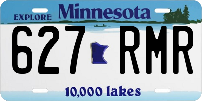 MN license plate 627RMR